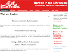 Tablet Screenshot of banken-in-die-schranken.org